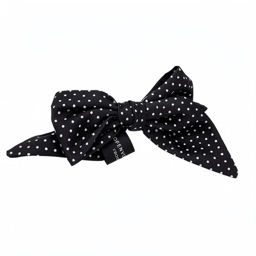 Korean Polka Dot Bow Duckbill Hair Clip - view 5