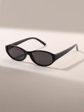 Oval Round Women Hot Girl y2k Trendy New Import Sunglasses Face-Slimming Driving Vacation Sunglasses
