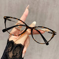 Anti-Blue-Light Reading Glasses Korean Style Shanghai Ultra-Light Cat-Eye Small-Frame Older Adults One Face-Slimming Frame Reading Glasses