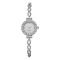 Overseas Eight Lettering Shape Fashionable Rhinestone Ladies Watch Women Quartz Watch Adjustable Bracelet Watch Temu