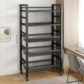 metal floor-standing multi-layer storage rack removable pots and iron kitchen storage racks for pots