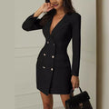 Women's Spring Casual Fashion Long Sleeve Blazer 2026 - As Pictured
