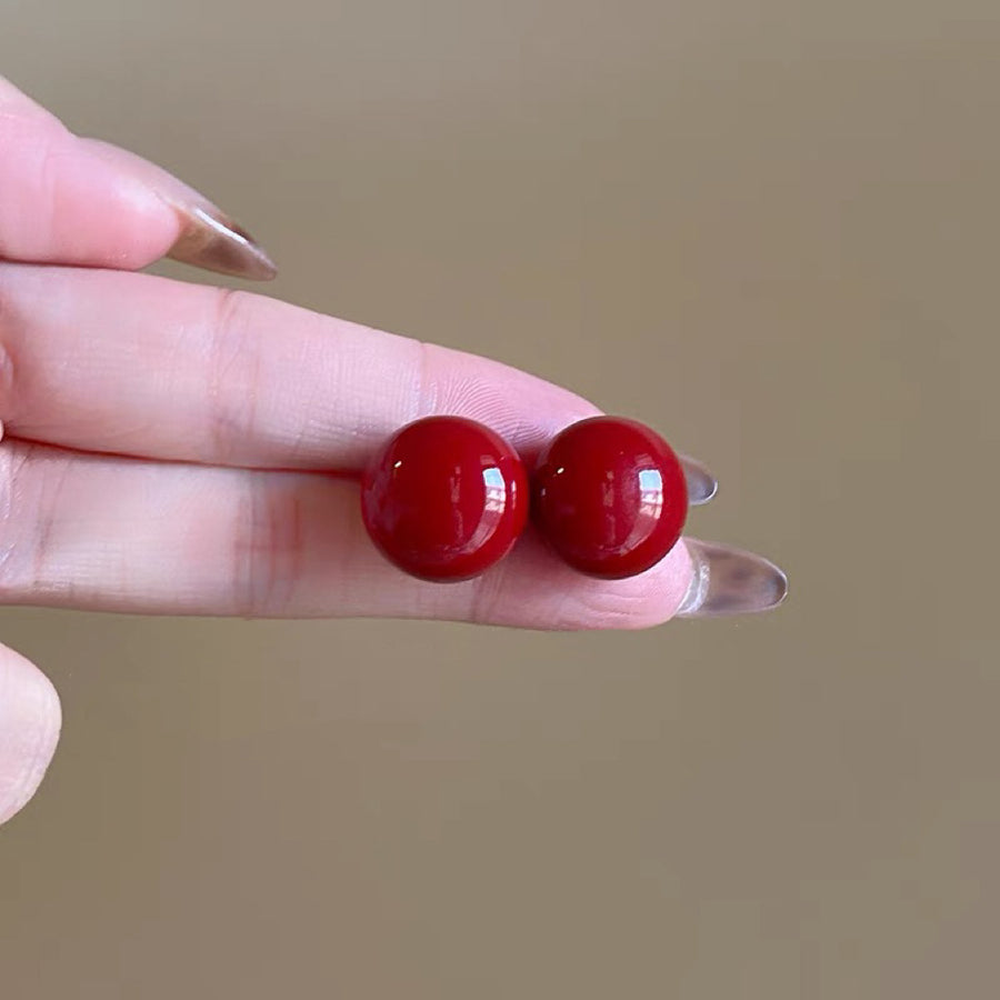 Anchora Red Bow Statement Earrings - view 4