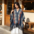 Women's Ethnic Shawl + Cape 2026 - Red