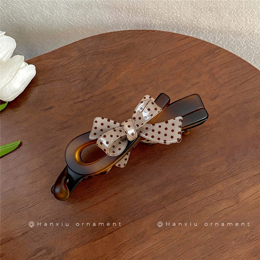 Acrylic Bow Hair Claw Clip - view 4