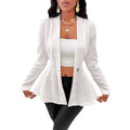 Fall-Winter Jacquard Long Sleeve Pattern Fitted Jacket