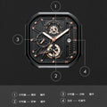 Swiss Brand New Waterproof Glow Multifunction Mens Watch Fashionable Yunda Quartz Watch Live Export Bestseller