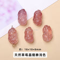 晶典 天然精雕水晶貔貅手工diy饰品配件时尚礼物半成品材料批发