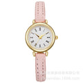 Retro La Horse Engrave Degree Fine Belt Ladies Watch Simple Small Gold Round Watch Student Commute Versatile Quartz Watch Wholesale