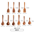 acacia wood wooden spatula teak spatula soup spoon rice spoon home cooking non-stick pan source supp
