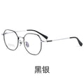 Beesfen 87006 Polygon Pure Titanium Frame Men Retro Multi-Edge Titanium Frame Glasses Frame Cinnabar Sun Glasses Wholesale