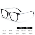 Fashionable Progress Color Retro Big Frame Ultra-Light Pure Titanium Prescription Glasses Student Optical Frame Wholesale Cinnabar Sun