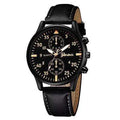 Export wish AliExpress Alloy Pair Eye Mens Watch Quartz Formal Student Gift Large Dial Glow