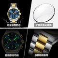 Swiss Brand New Chronograph Time Fashionable Watch Glow Waterproof Men Watch Live Export Bestseller Drop Ship