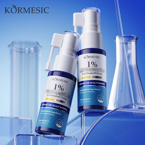 KORMESIC跨境头发护理精华水dandruff serum柔顺清爽外贸厂家批发