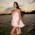 Off-Shoulder Chiffon Slip Dress - Sexy Elegant Summer Dress Women