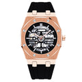Item Time New Watch Men Mechanical Cutout Quartz Mens Watch Sports Casual Student Watch Niche Waterproof