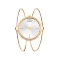 2025 New Simple Round Ring Women Quartz Bangle Watch Cross-Border Export Watch Supply Stock Wholesale