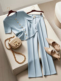 Summer Elegant Pants 2-Piece Set