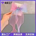 Gem Li Custom Kids Bow Lapel Hair Clip Super Fairy Girls Dispatch Card Small Girl Hair Accessory