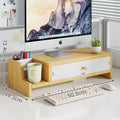 computer stand home study laptop elevated rack desktop computer elevated rack keyboard mouse storage