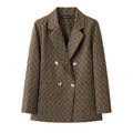 Women's Fall Casual Fashion Printed Jacket + Top 2026 | Trendy Jacket - Plaid