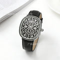 New Import Retro Watch Men 3D Carved Niche Trendy Western Unisex Premium Waterproof Watch