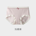 60支长绒棉女士中腰纯棉蕾丝内裤少女生纯棉抗菌裆春夏日系三角裤