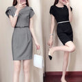 Fitted Slimming Professional Dress, Lady Elegant