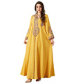Women's Ethnic Long Sleeve Loose Dress + Long Skirt Set 2026 | Summer Mini Skirt - Apricot