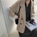 Fall Korean Casual Loose Blazer