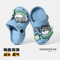 儿童洞洞鞋夏季居家可DIY防滑软底EVA环保狗狗卡通可爱宝宝拖鞋