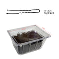 Genuine Thickened u Type Clip Updo u Shape Card Piece Black Clip Piece Pin Hair Pin Bun Fix Hair Clip Dispatch Card Head