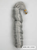 wig french long curly hair loose wave crochet hair single tube large curl spiral curl 24inch