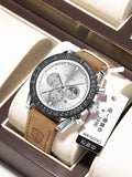 Swiss Brand Multifunction New Mens Watch Waterproof Glow Quartz Watch Live Export Bestseller Drop Ship