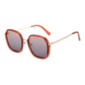 Korean Style New Polarized Sunglasses Trendy Premium Big Frame Women Sunglasses Round Women Fashionable Glasses UV-Proof