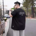 潮牌大码男装夏季新款重磅胖子宽松加肥加大纯棉套头半袖短袖T恤