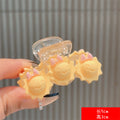 儿童卡通鲨鱼夹小女孩子好看的发夹宝宝夹头饰女童洗澡大抓夹发饰