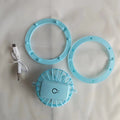 new solar fan cap 180-360° rotation detachable fan accessories usb charging small fan