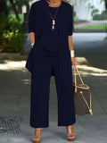 Fall-Winter Fashion Youthful Plus Size 3-Piece Set