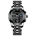 Swiss Brand Multifunction Mens Watch Glow Waterproof Quartz Watch Men Live Export Bestseller Drop Ship