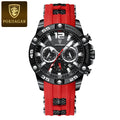 Swiss Brand Multifunction New Mens Watch Silicone Band Quartz Watch Live Export Bestseller Drop Ship