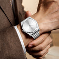 Fashionable Casual Trendy Watch Men Versatile Minimalist Breeze Stylish Glow Waterproof Couples Steel Band Quartz Watch