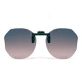 New Fashionable Can Flip-Up Driving Polarized Sunglasses Women Sunglasses Premium UV-Proof Night Vision Clip-On Glasses