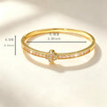 Overseas Bestseller Rhinestone Clover Bangle Lucky Flower Bracelet Fashionable Personality Light Luxury Niche Design Hand Jewelry Item