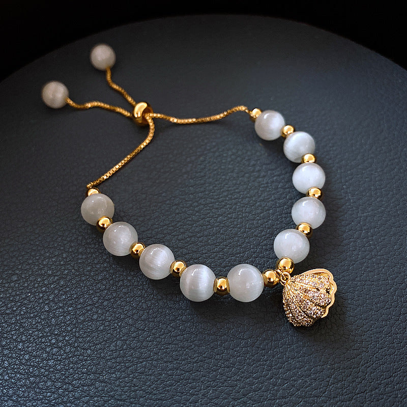 Chinese-Style Tiger's Eye Beaded Bracelet - view 10