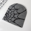 spider web y2k foreign trade knitted hat european and american hat trend winter hat jacquard special