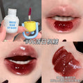 luckgo hydrating glossy lip glaze clear watery mirror surface pseudo-no-makeup korean pure whitening