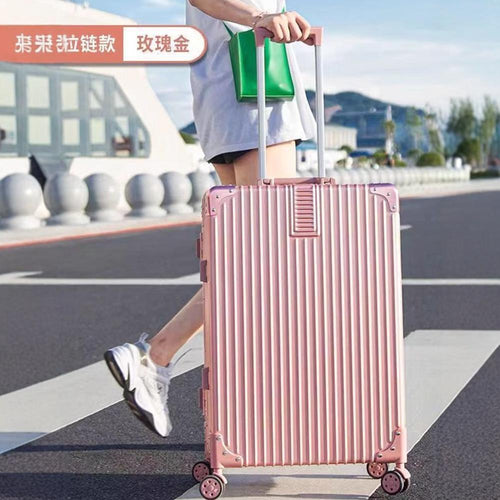 行李箱女网红复古20寸小型旅行拉杆箱24寸学生皮箱万向轮