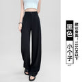 Women's Linen Blend High Waist Wide Leg Trousers